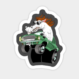 Green Mustang!!! Sticker